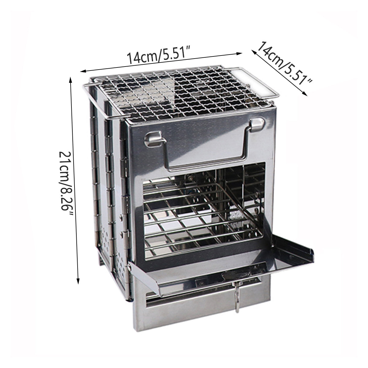 Outdoor Folding Camping mini Stainless Steel Stove