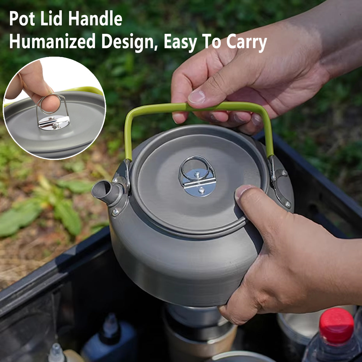 Outdoor Camping Kettle Teapot / Coffeepot - free shipping