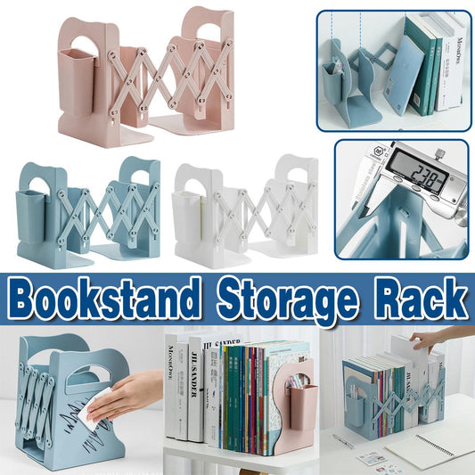 Retractable Book Stand camping Organiser - White