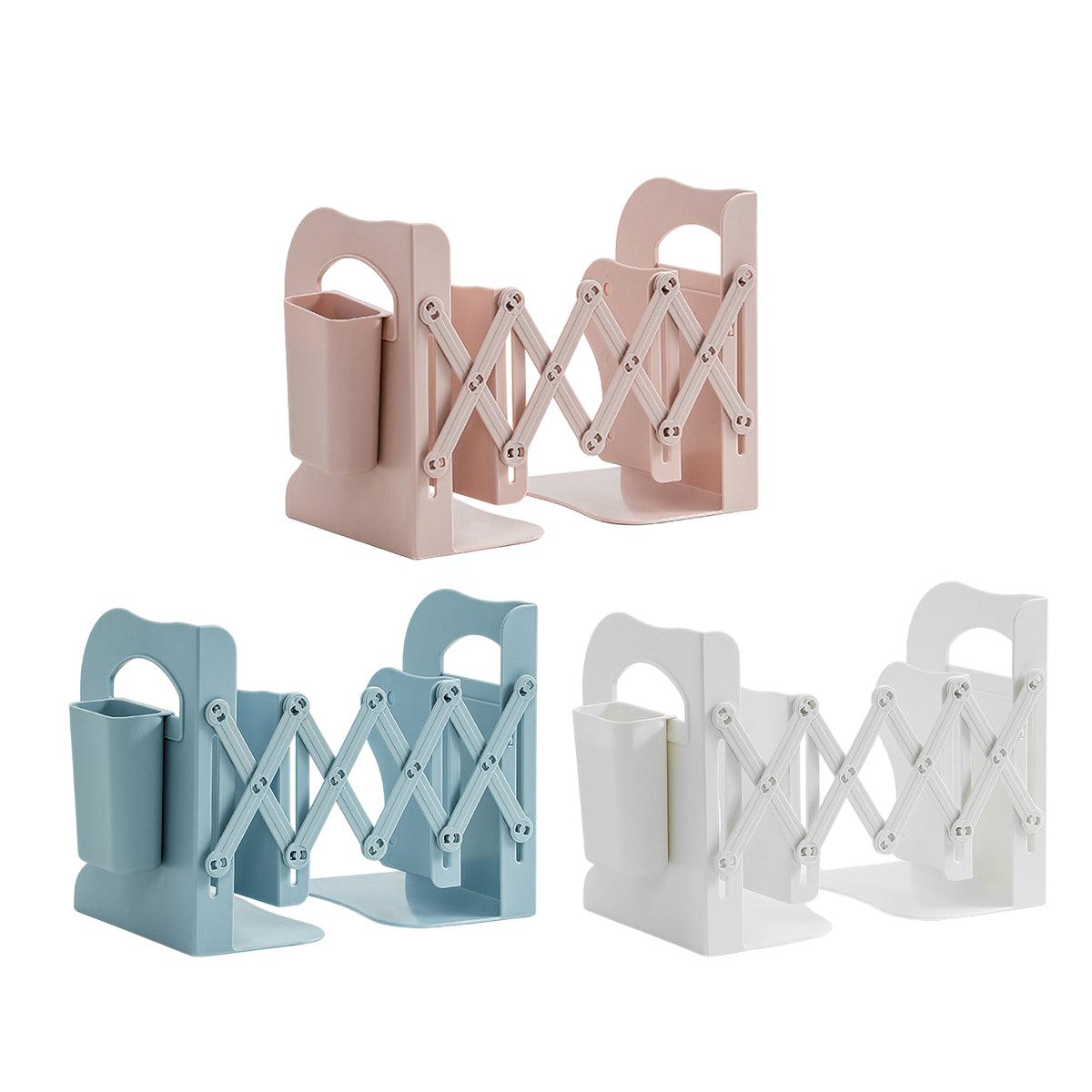 Retractable Book Stand camping Organiser - White