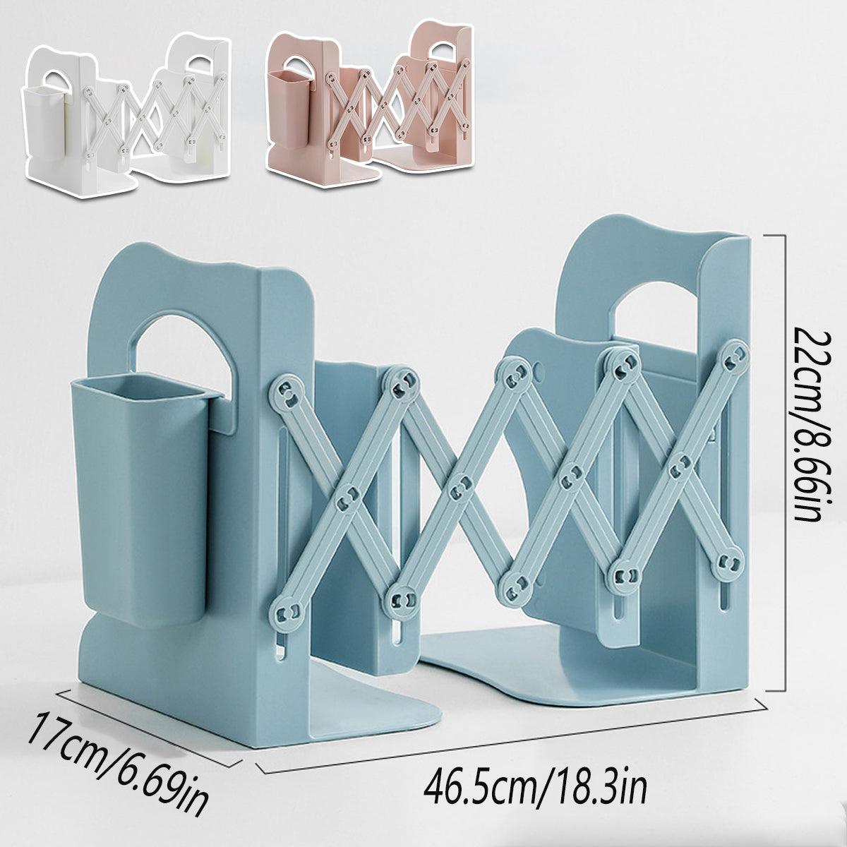 Retractable Book Stand camping Organiser - White