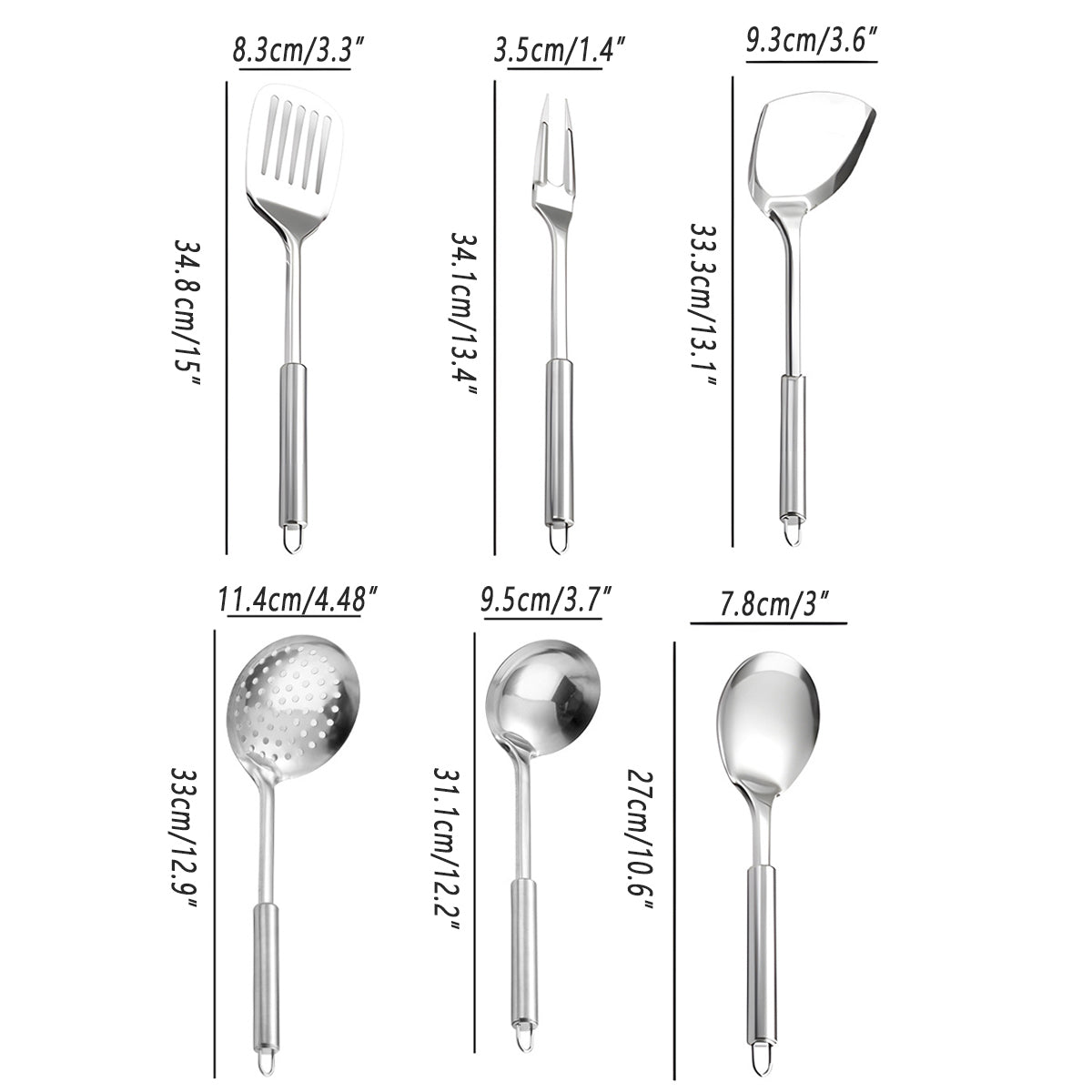 Stainless Steel Camp Cooking Kitchen Tool Set