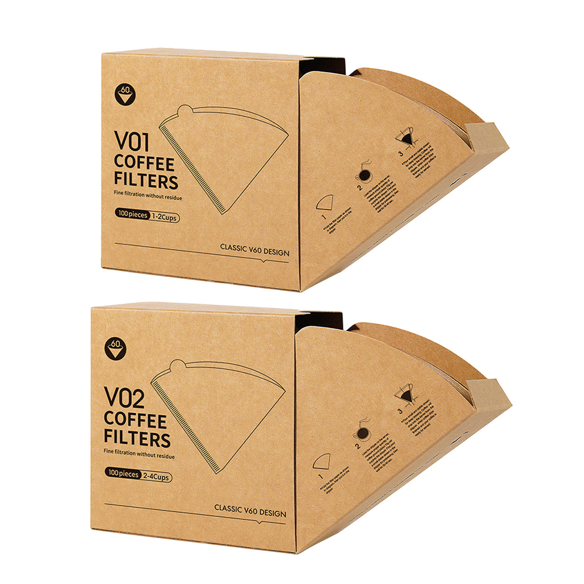 Eco Coffee Filters - 2to4 cups