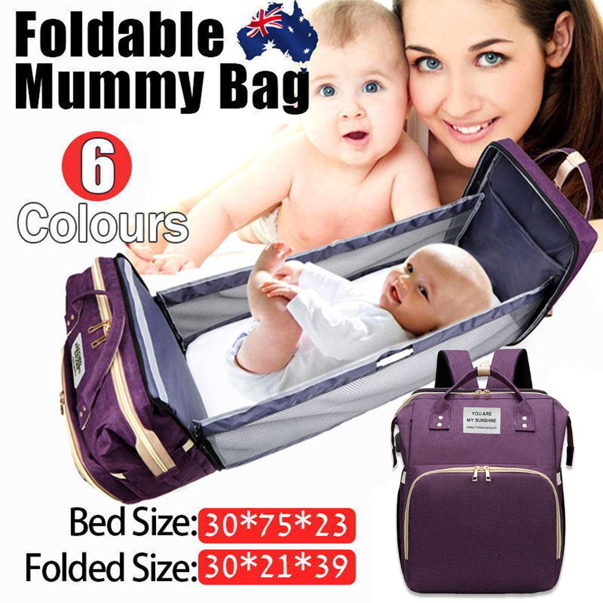 Baby's Gear Backpack & Change mat - Grey