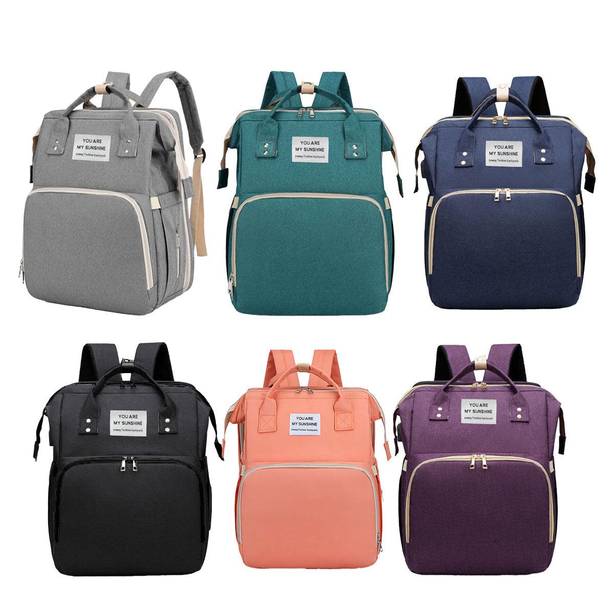 Baby's Gear Backpack & Change mat - Grey