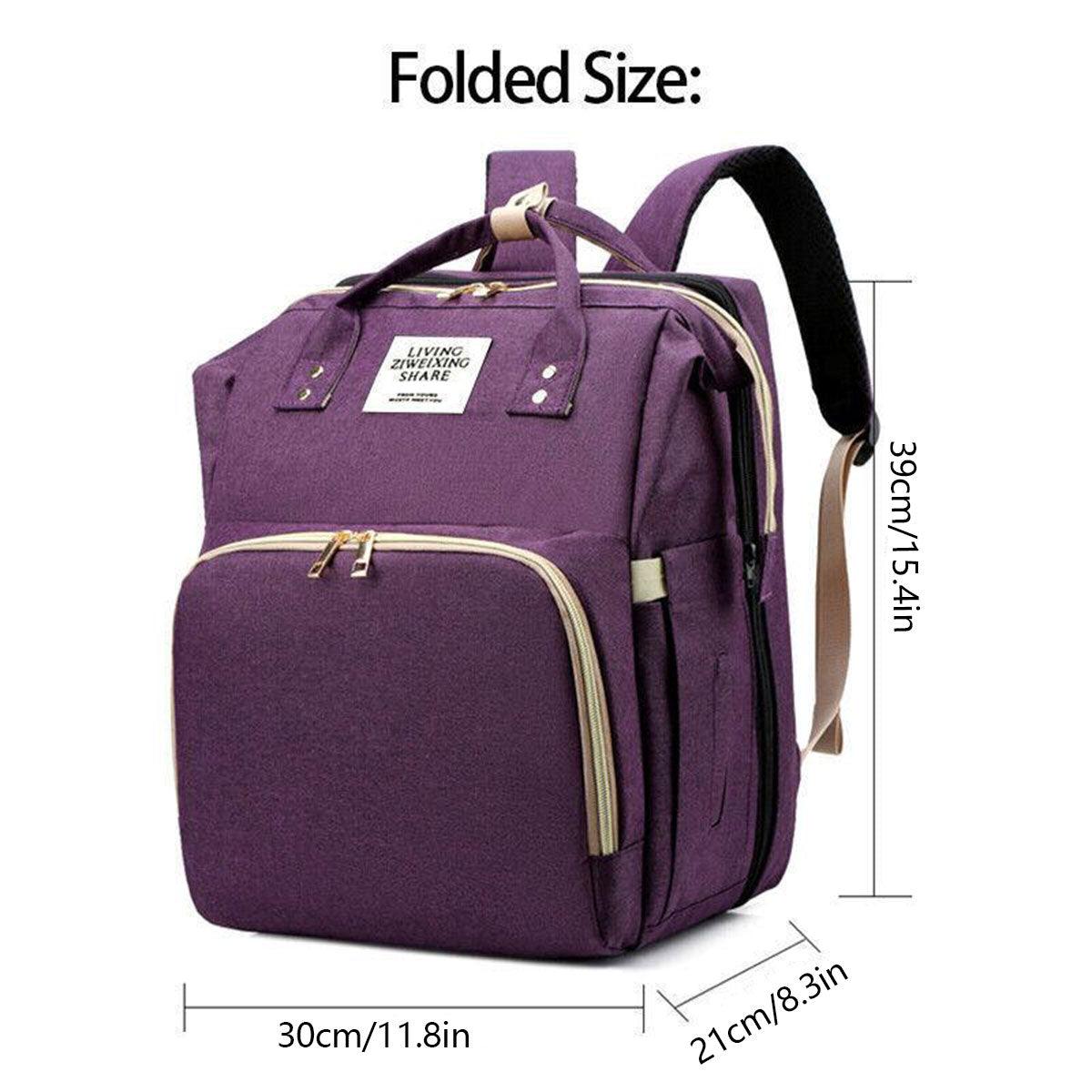 Baby's Gear Backpack & Change mat - Grey