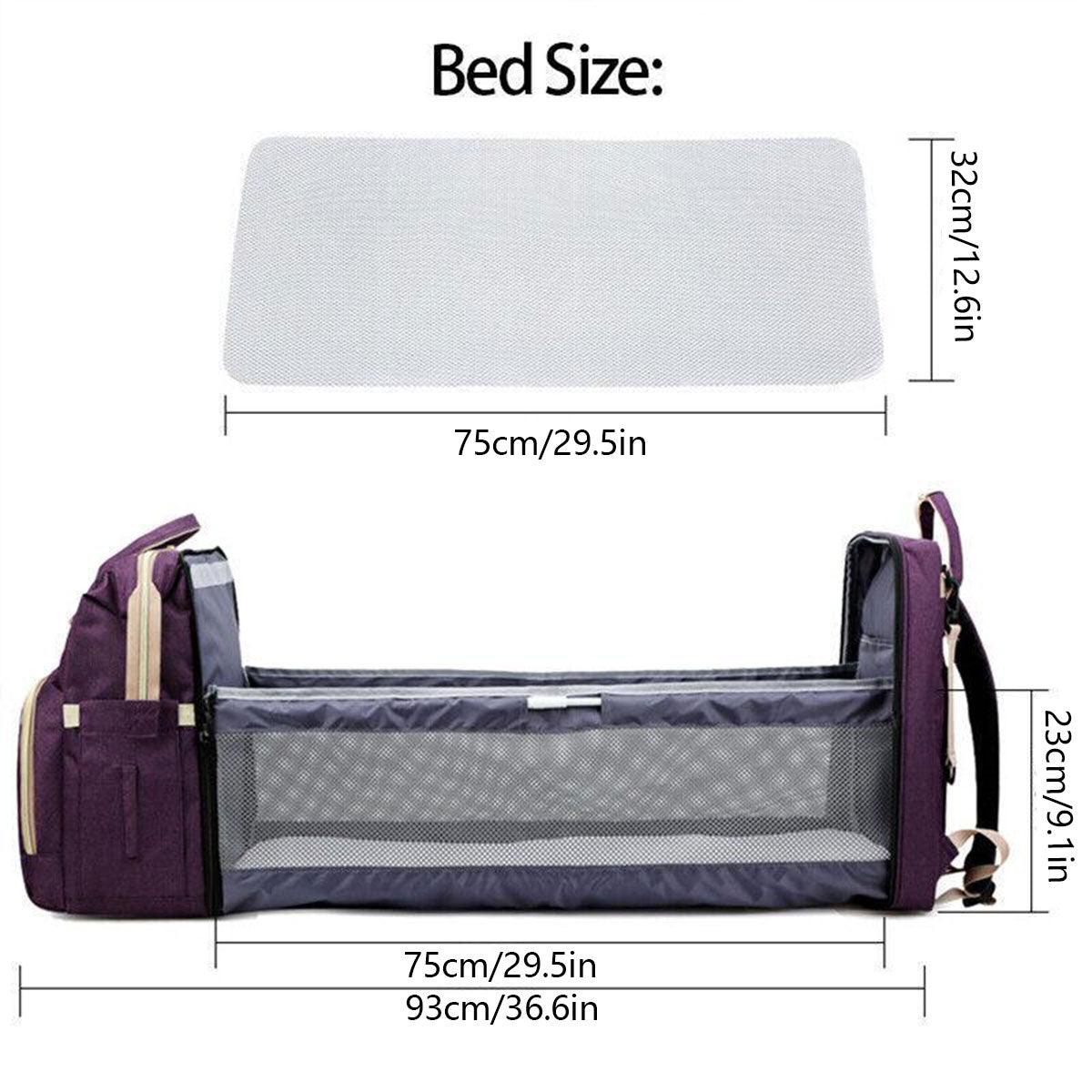 Baby's Gear Backpack & Change mat - Grey