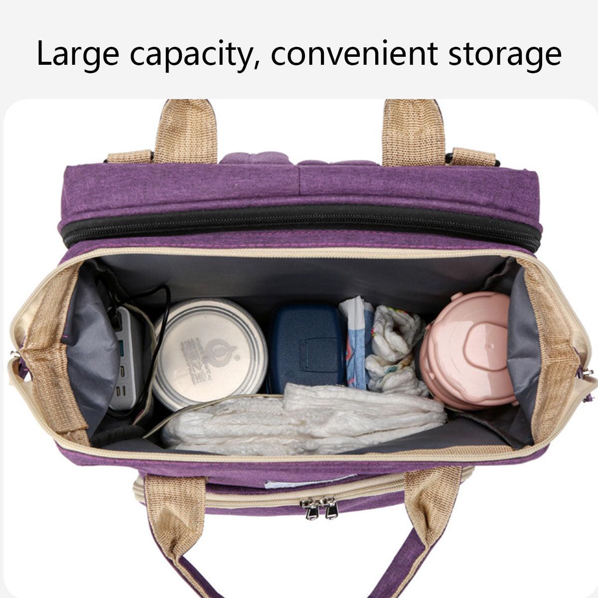 Baby's Gear Backpack & Change mat - Grey