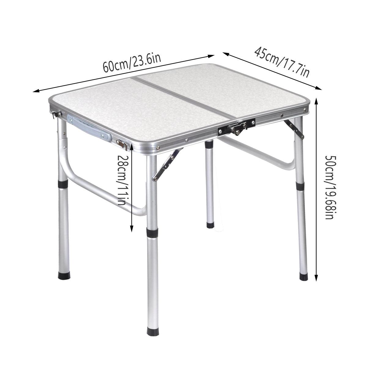 Portable Fold in half Camping Table 60cm