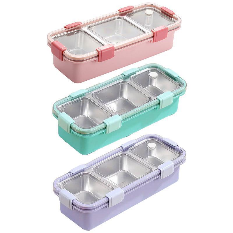 Stainless Steel inner Food Container - Green - free shipping