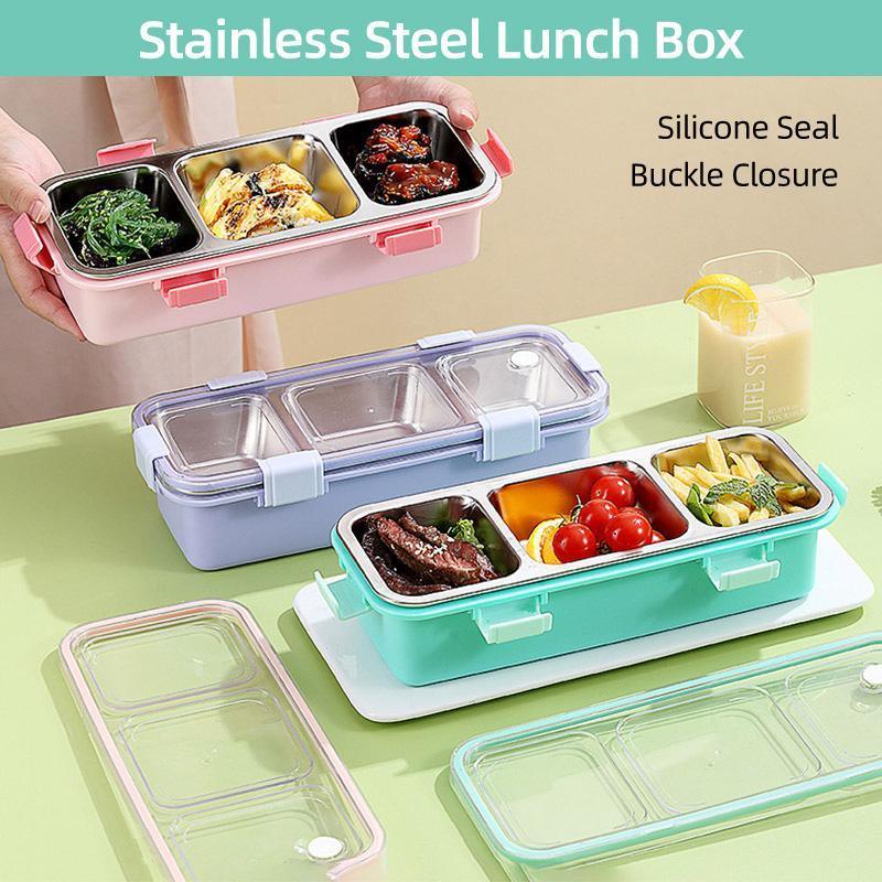 Stainless Steel inner Food Container - Pink - free shipping