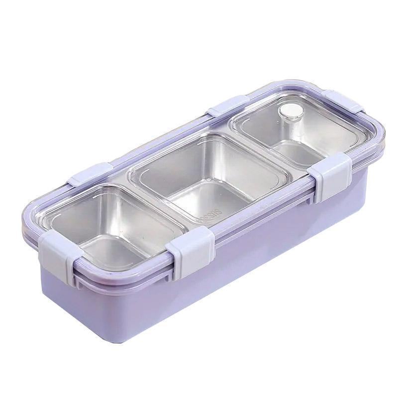 Stainless Steel inner Food Container - Pink - free shipping
