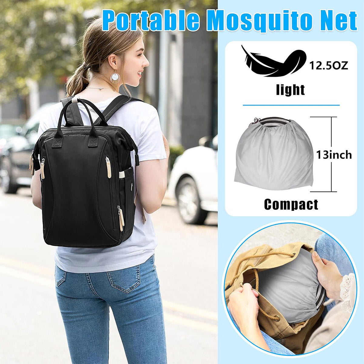 Portable Foldable Mosquito Net Pop-Up