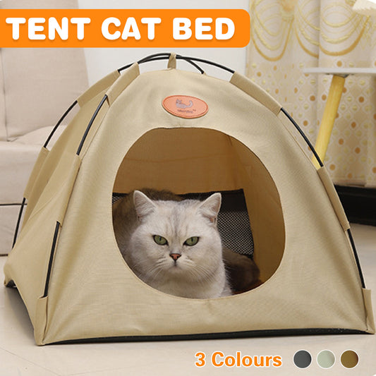 Camping Pet Tent for Cats & small dogs - Coffee - Free shipping