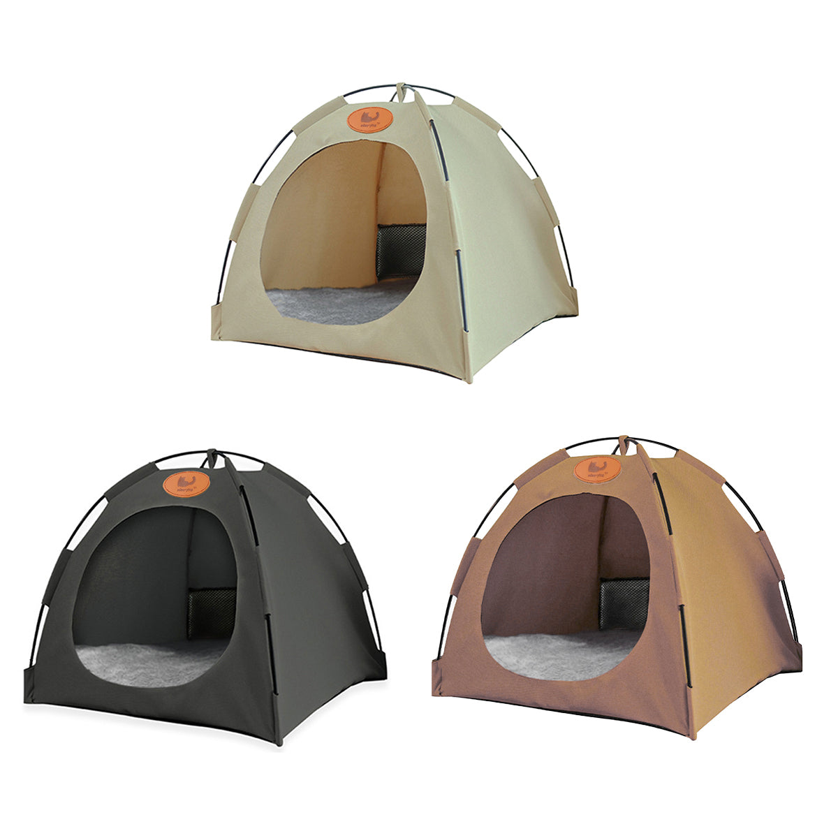Camping Pet Tent for Cats & small dogs - Coffee - Free shipping