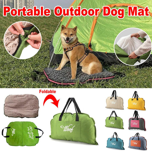 Dog Travel Camping Mat/Bed - Green