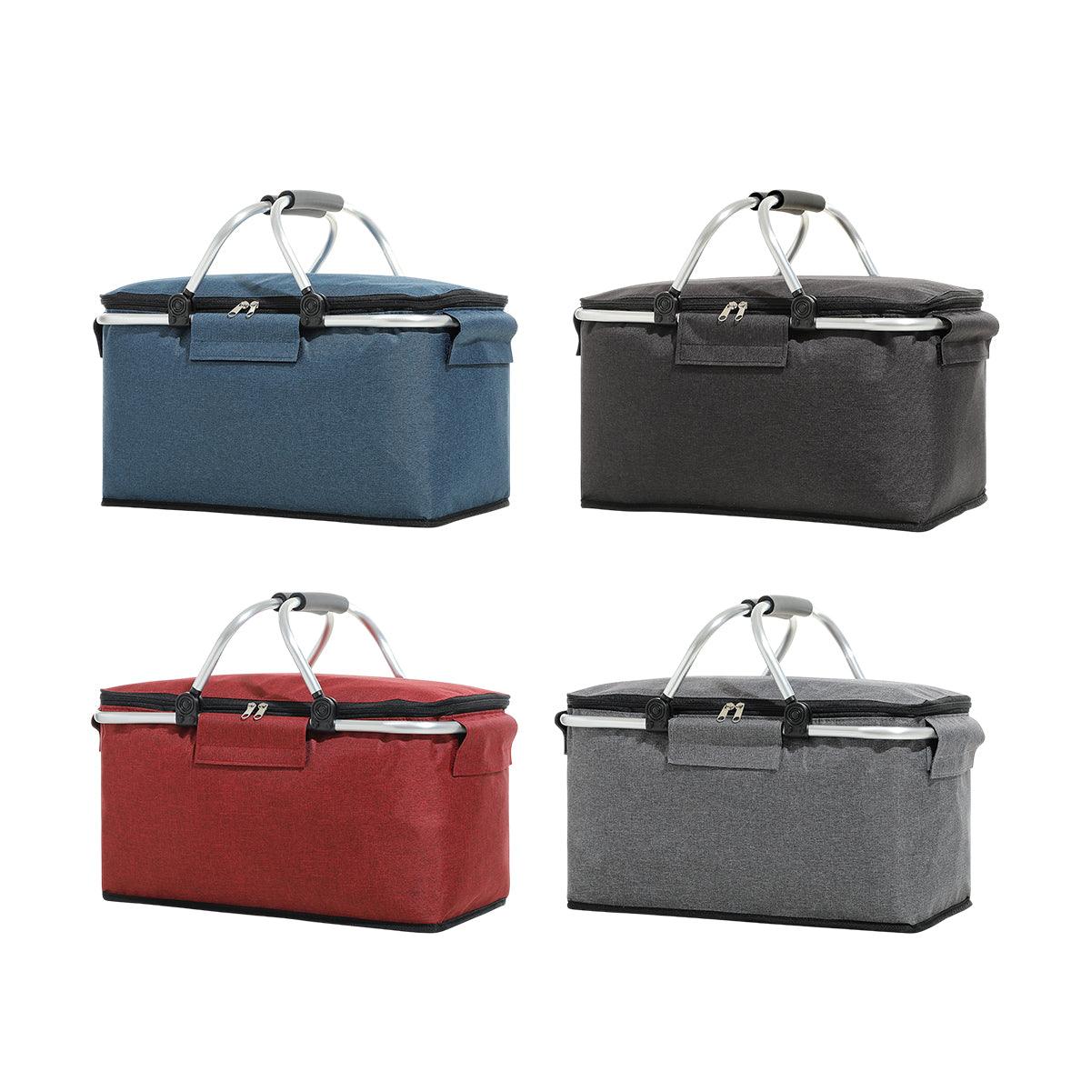 Picnic Cooler insulated basket - Grey