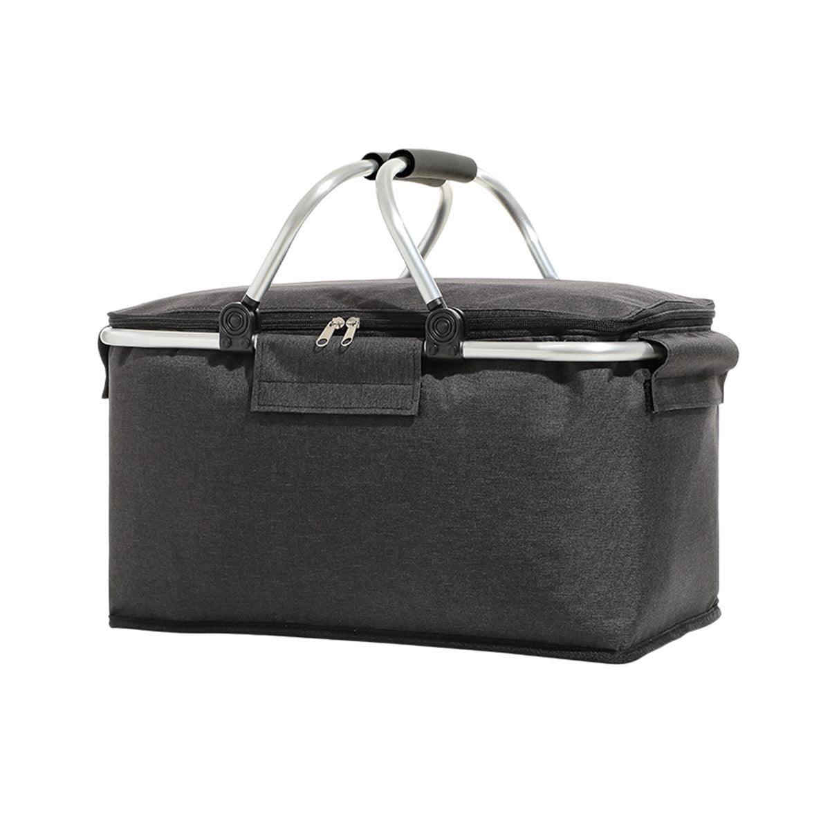 Picnic Cooler insulated basket - Grey