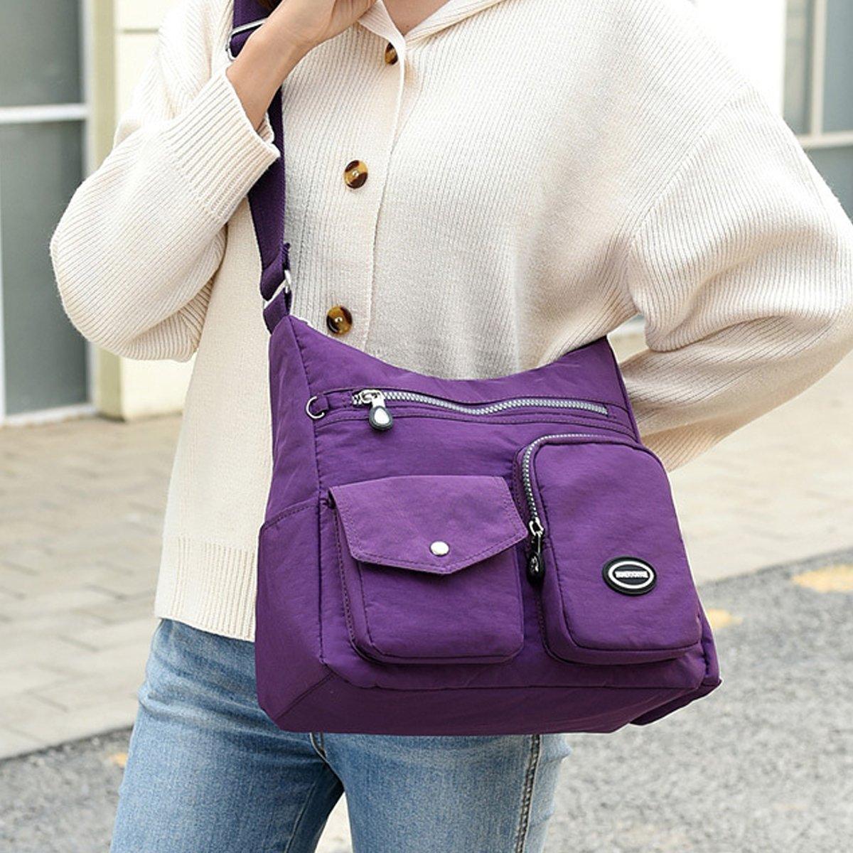 Crossbody Travel Bag - purple