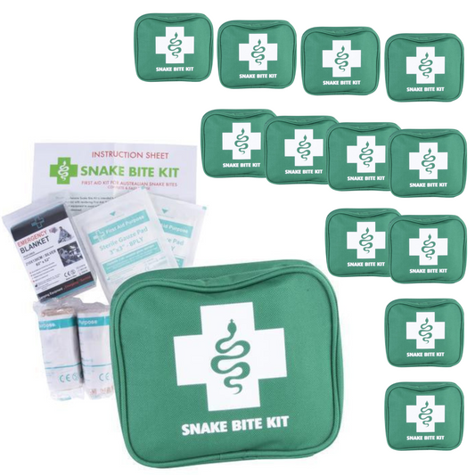 12x9 Piece Australian Snake Bite First Aid Kit - Free shipping