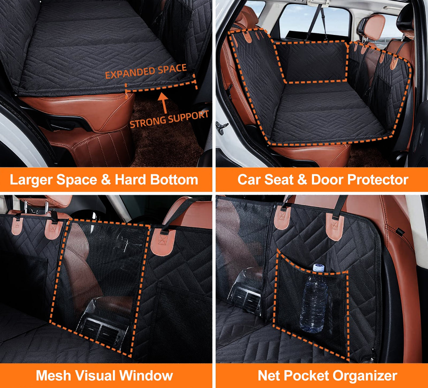Dog car seat - back seat protector - free shipping