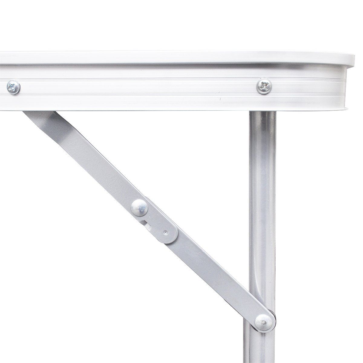 Aluminium Folding Camping Table - white