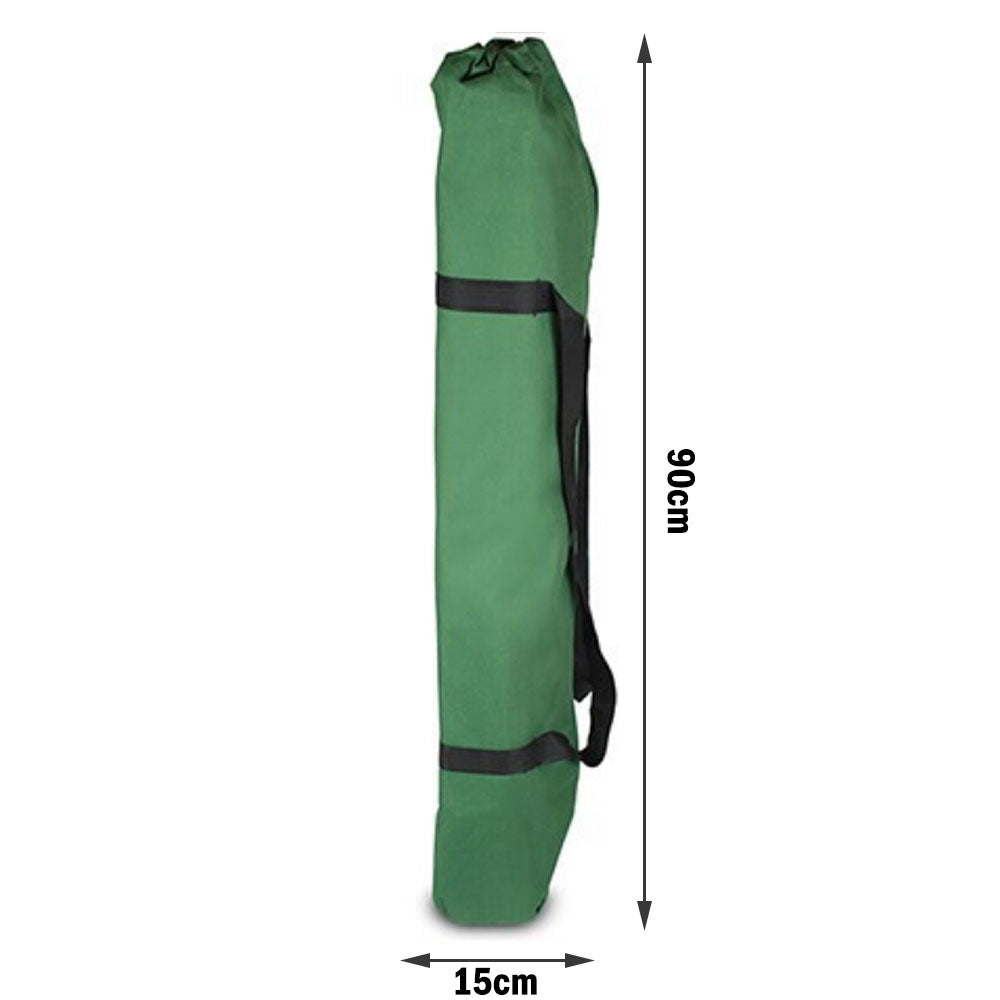 Folding Camping Stretcher Bed Light Weight w/ Carry Bag - green
