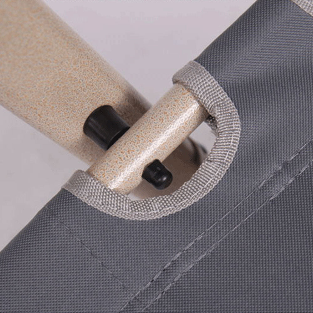 Folding Camping Recliner - River Beach - Arm Rest - grey