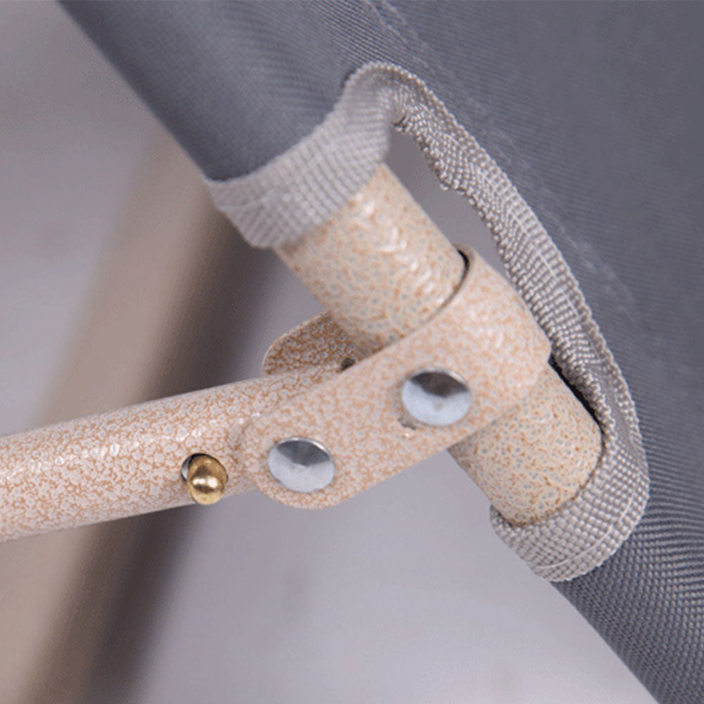 Folding Camping Recliner - River Beach - Arm Rest - grey