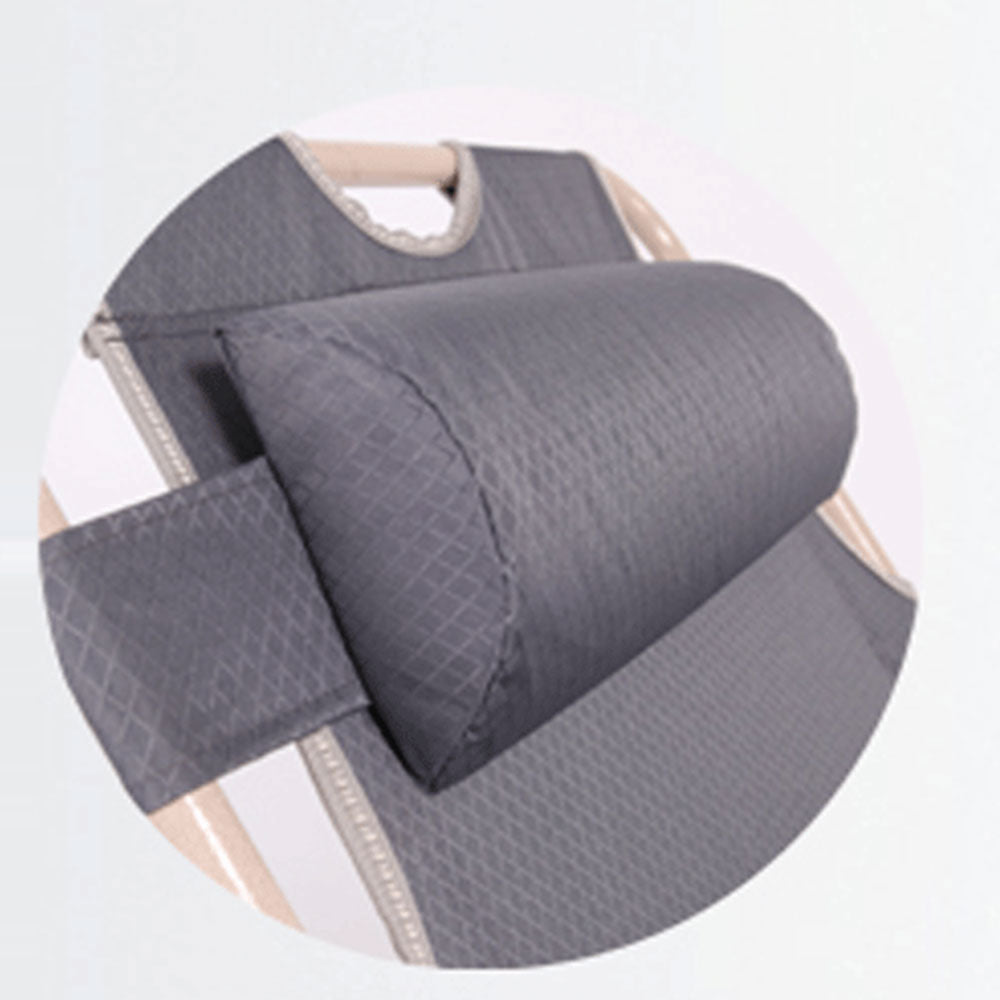 Folding Camping Recliner - River Beach - Arm Rest - grey