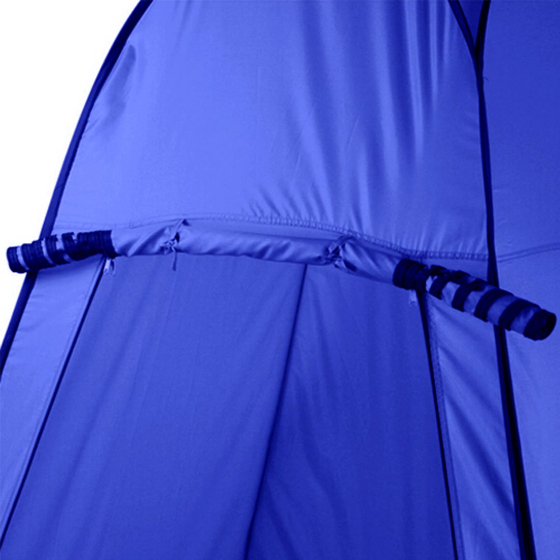 Pop Up Portable Camping Shower Tent & 20L Water Bag - blue