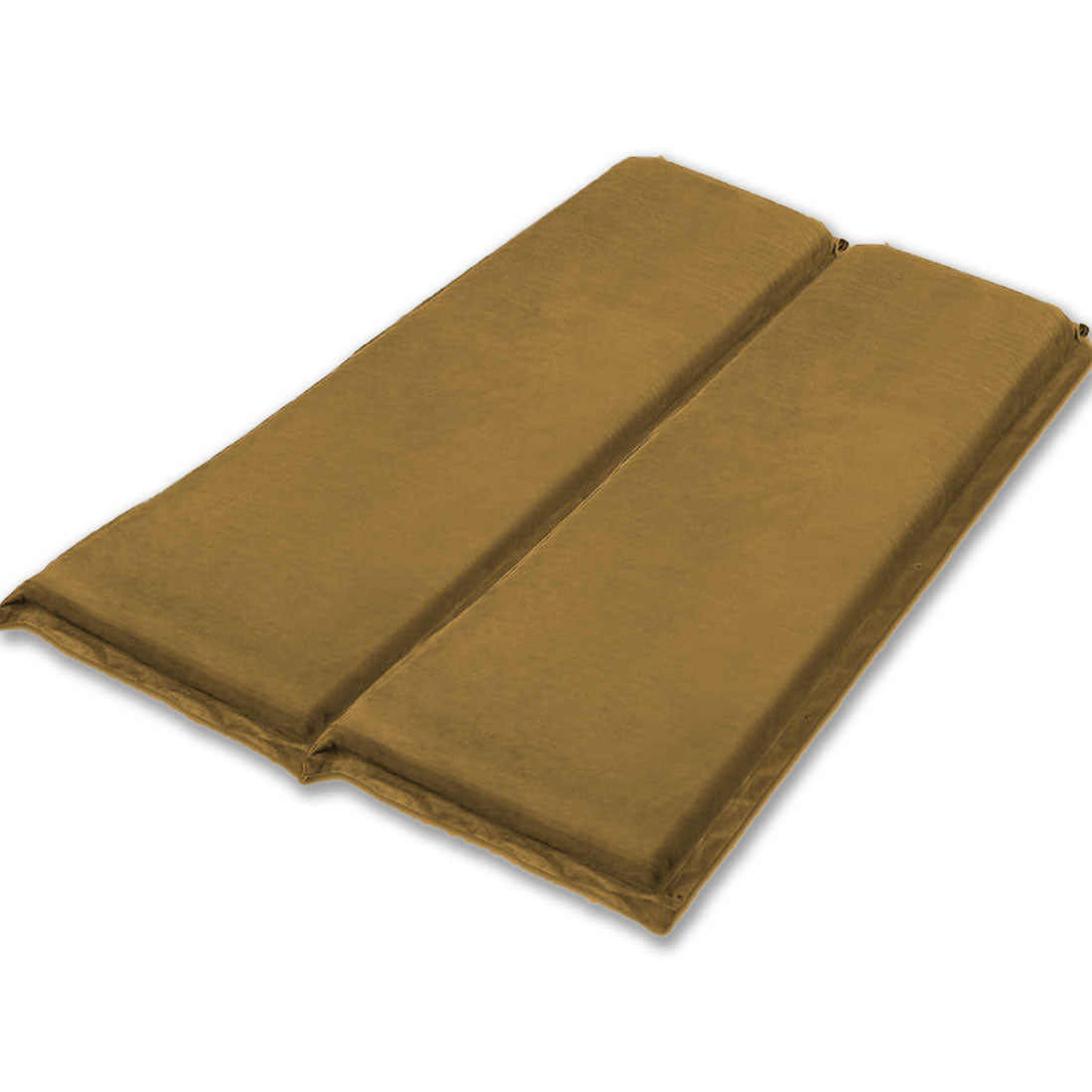 Double Self Inflating 8cm Mattress Joinable - Tan