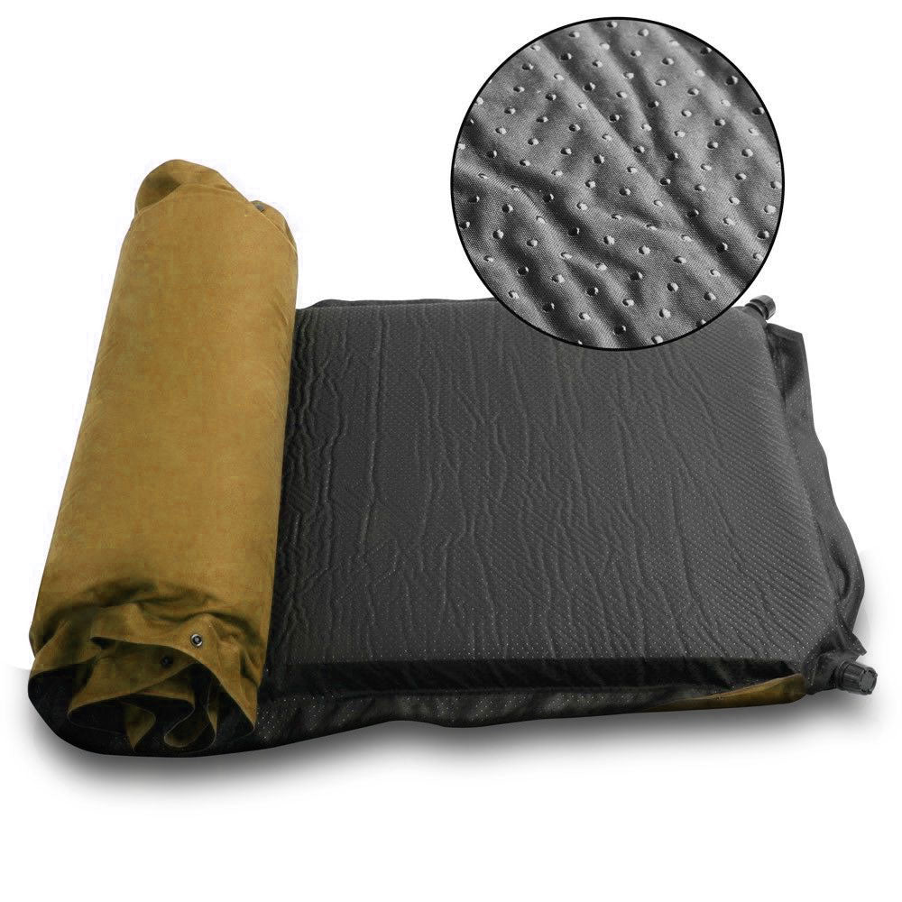 Double Self Inflating 8cm Mattress Joinable - Tan