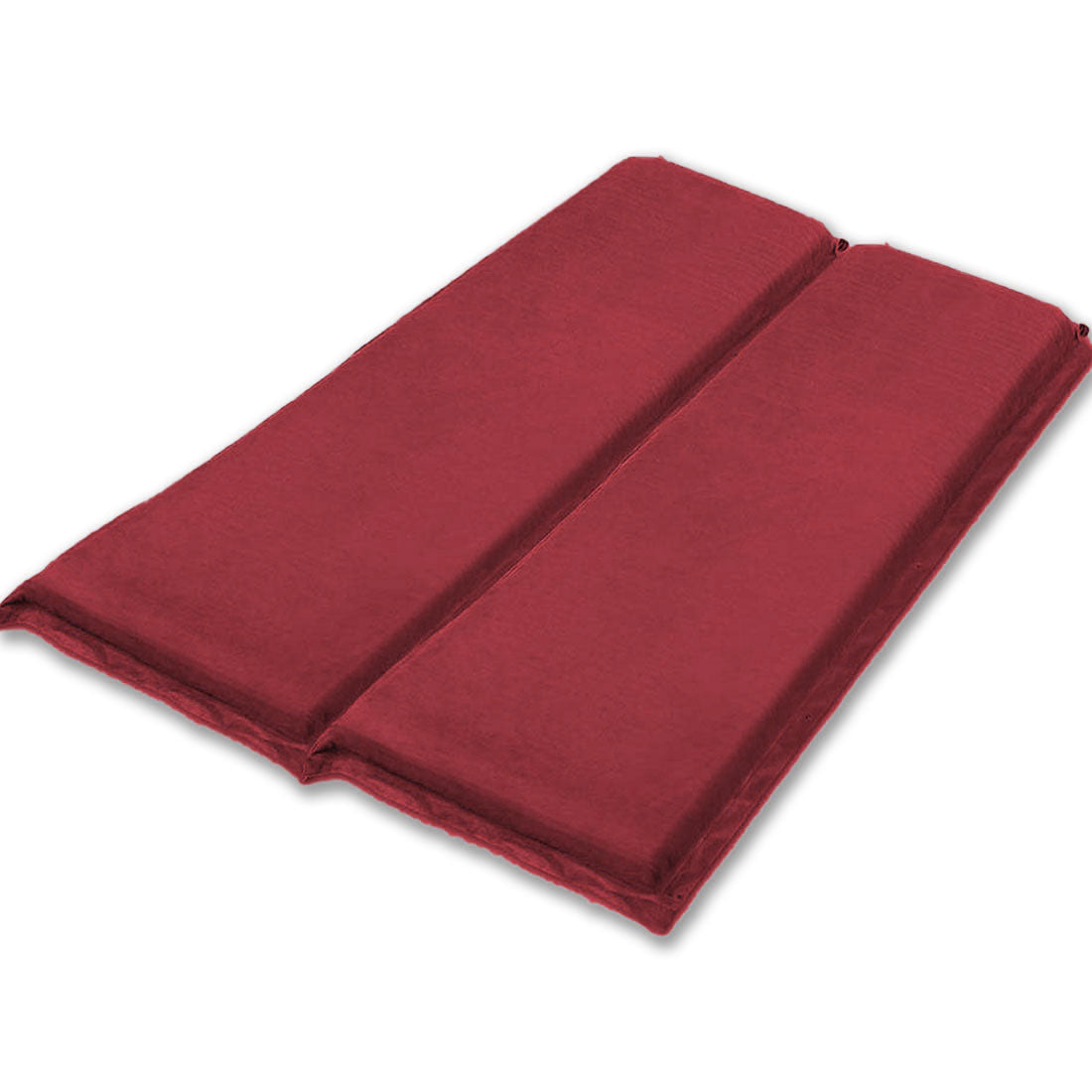 Double Self Inflating 8cm Mattress Joinable - red
