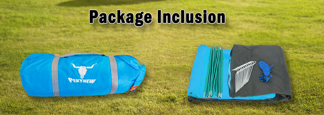 Lightweight Camping Waterproof Tent - Backpacking Hiking - BLUE