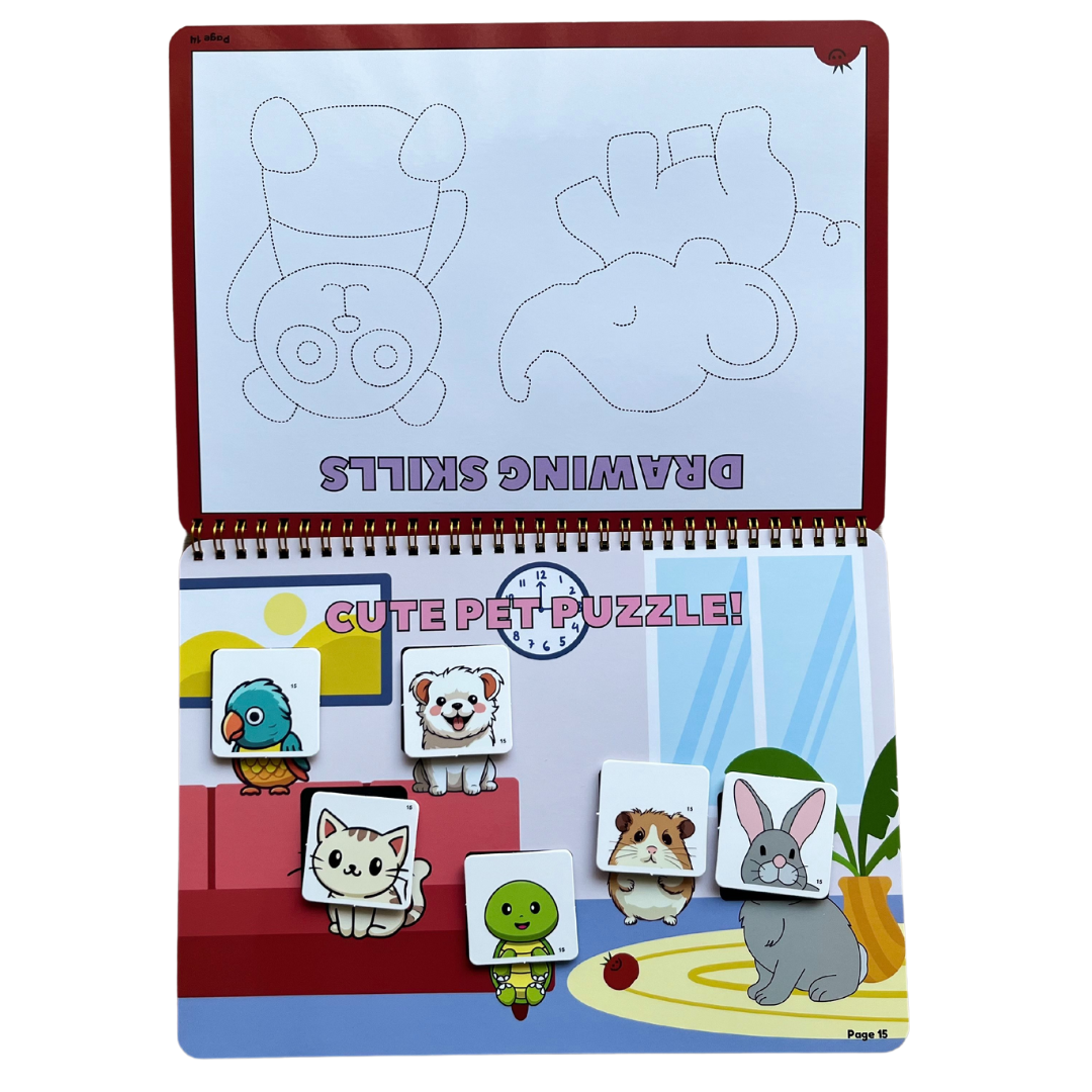 Tiny Walkers Busy & Quiet Books 1st Edition - Campsite kids