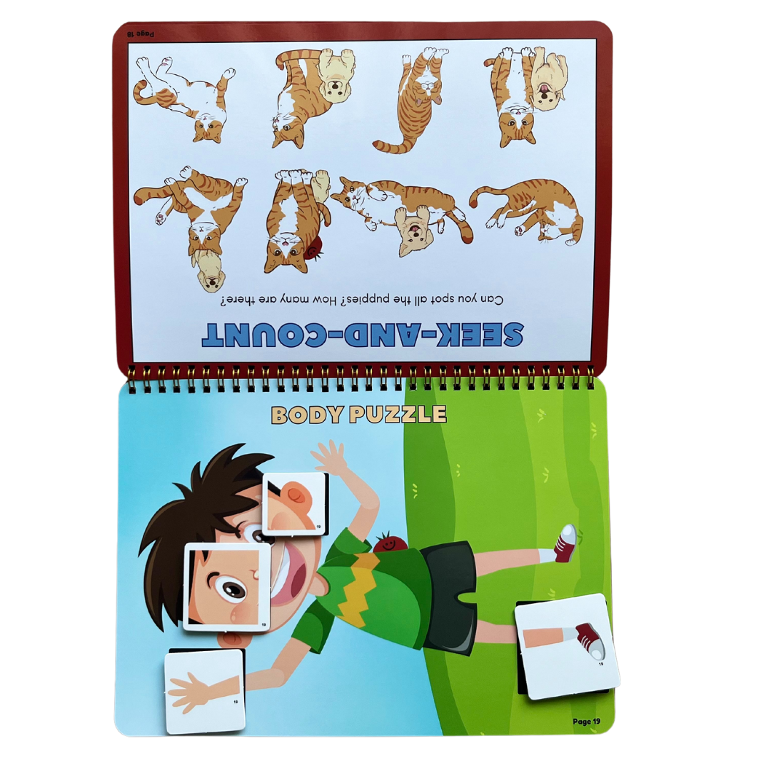 Tiny Walkers Busy & Quiet Books 1st Edition - Campsite kids