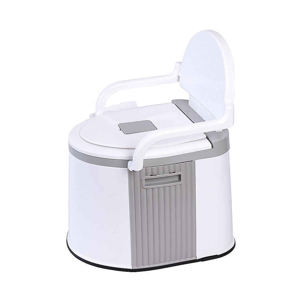 19L Camping Portable Toilet – White