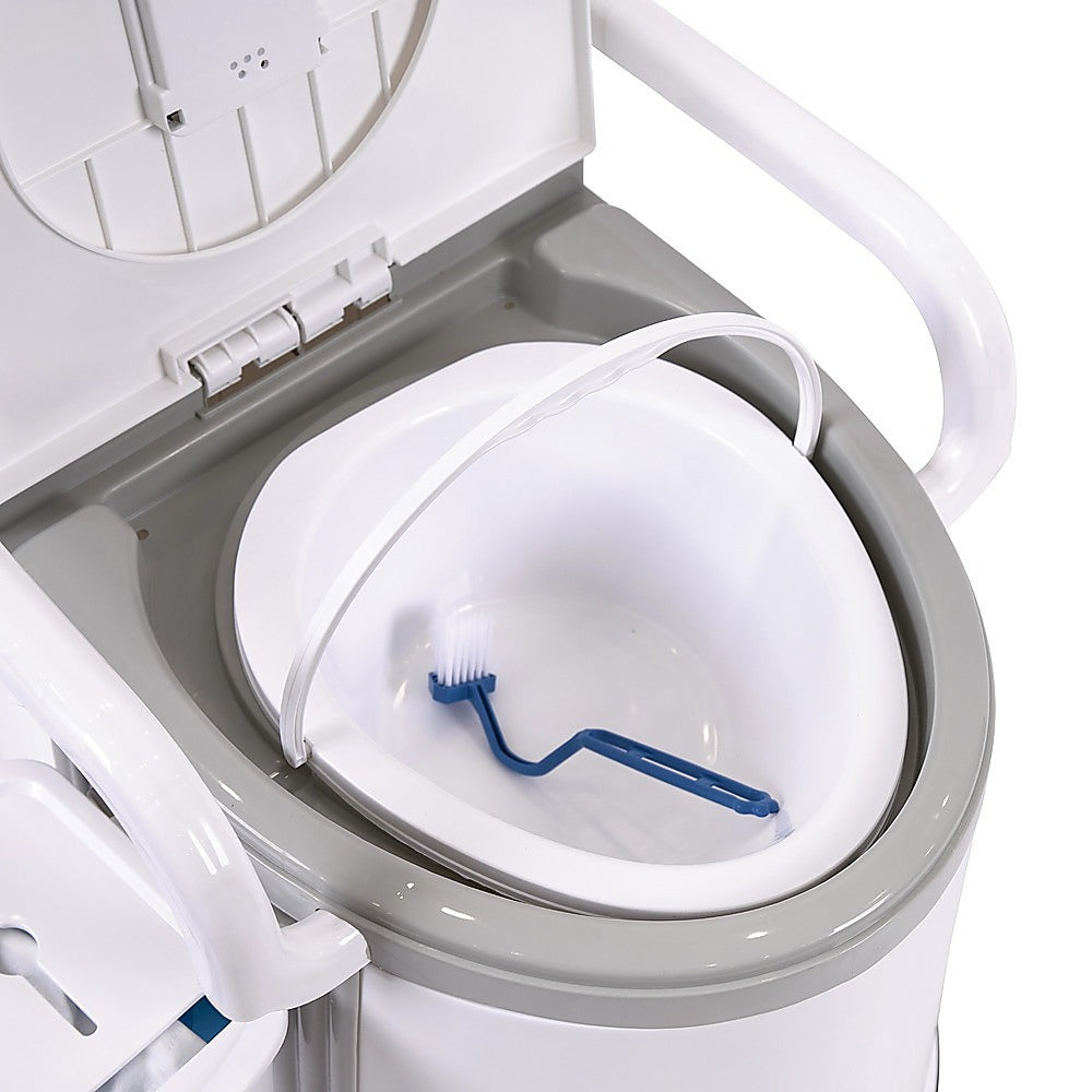 19L Camping Portable Toilet – White