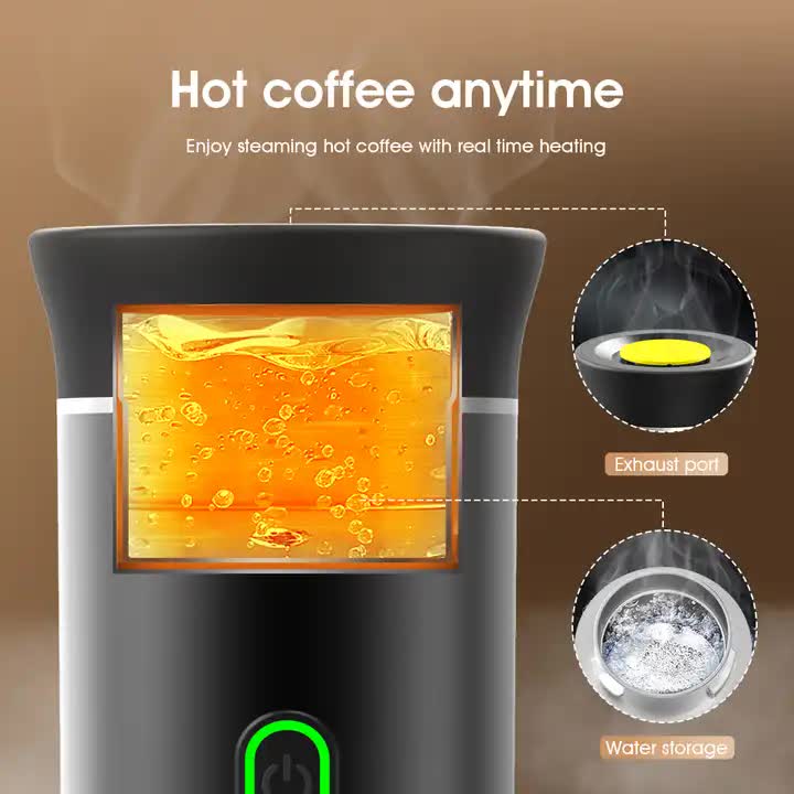 Portable Handheld Espresso Coffee Maker - White