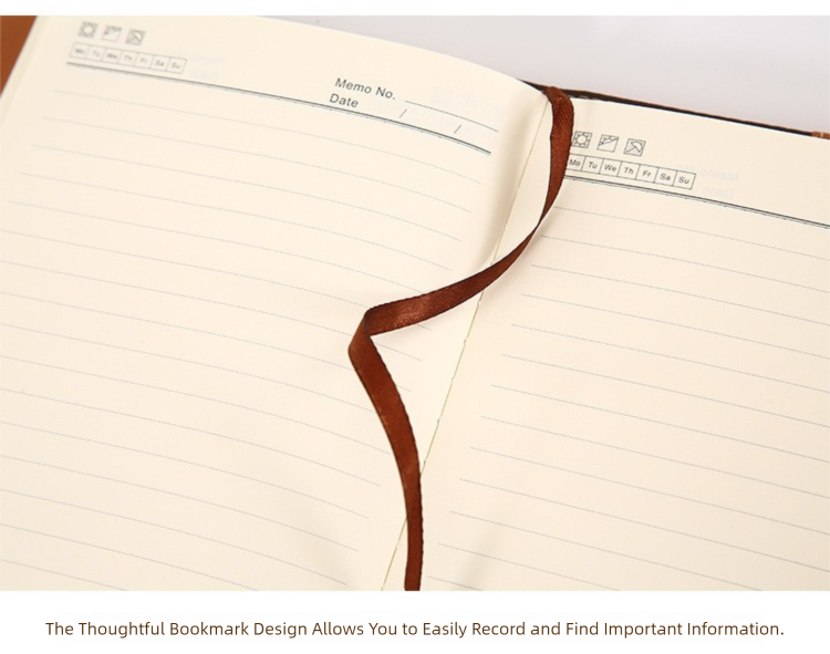 A5 Multi-Functional PU Leather Journal with Pockets - Black