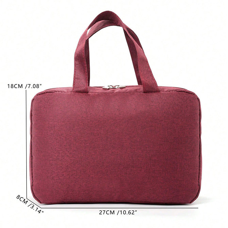 Camping & Travel Toiletry Bag - Waterproof - Wine Red