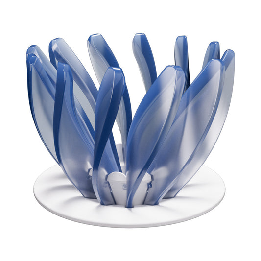 Pour Over Coffee Dripper - Blue (White Base)