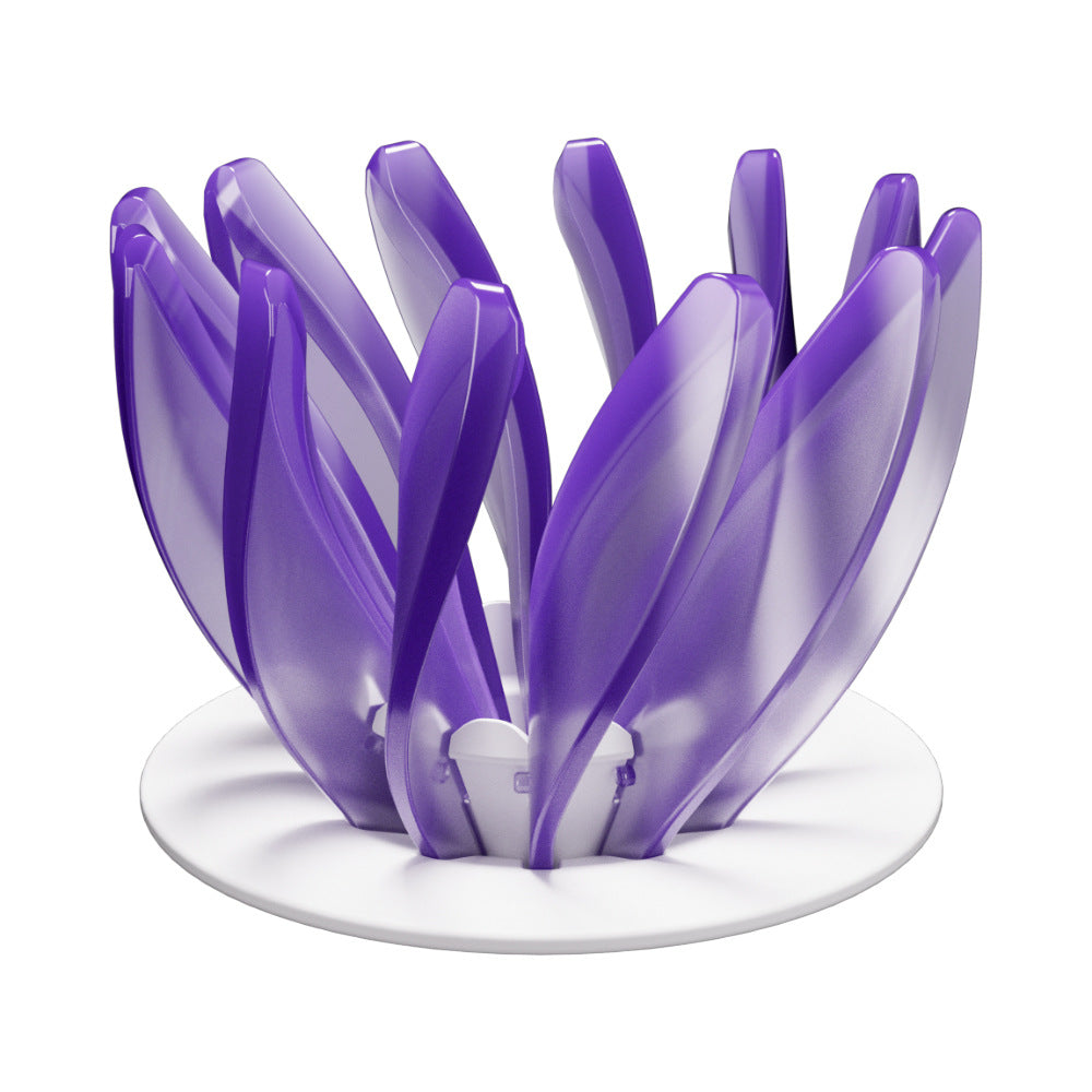 Pour Over Coffee Dripper - Purple (White Base)