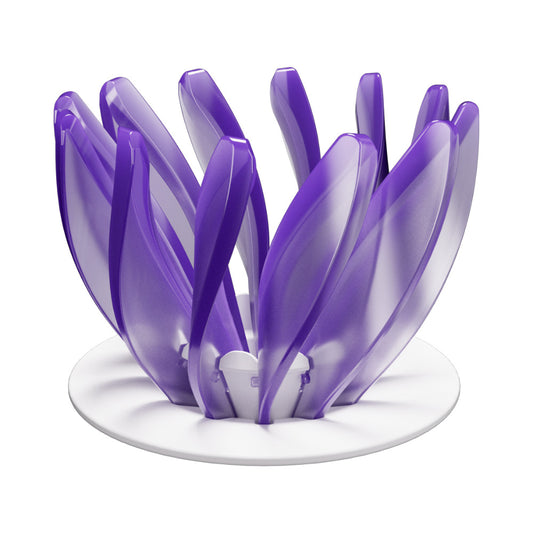 Pour Over Coffee Dripper - Purple (White Base)