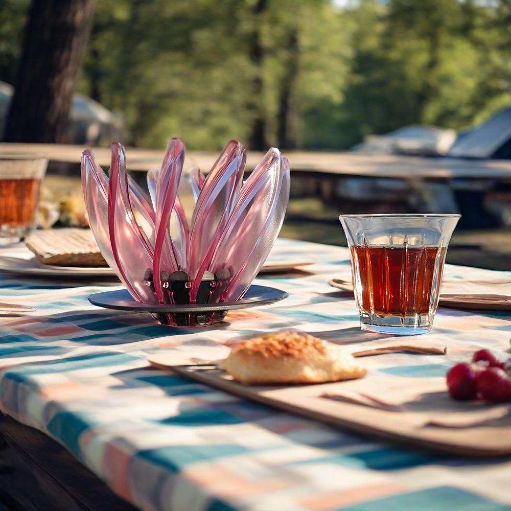 Pour Over Coffee Dripper - Purple (White Base)
