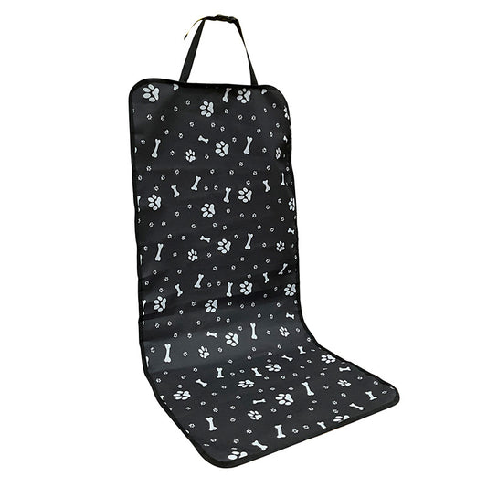 Paw and Bone Print Waterproof Pet Car Seat Cover