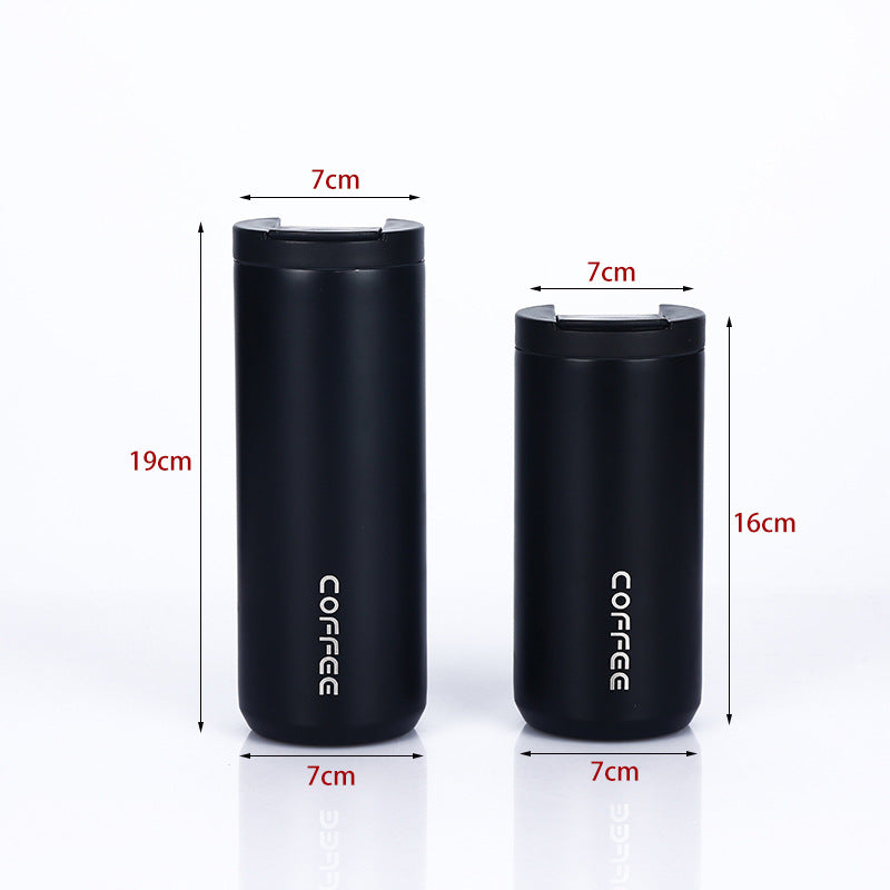 Travel Tumbler set - Insulated Stainless Steel Coffee Tumbler Set - Black