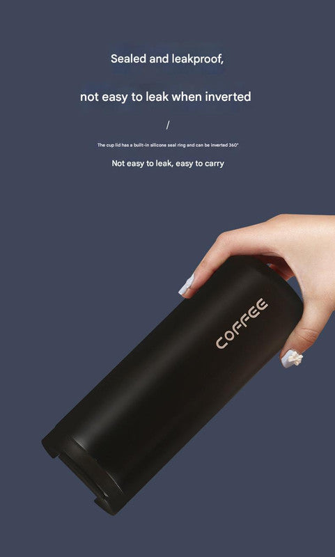 Travel Tumbler set - Insulated Stainless Steel Coffee Tumbler Set - Black