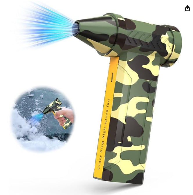 Portable Jet Fan - 200W Powerful Handheld blower - Camouflage